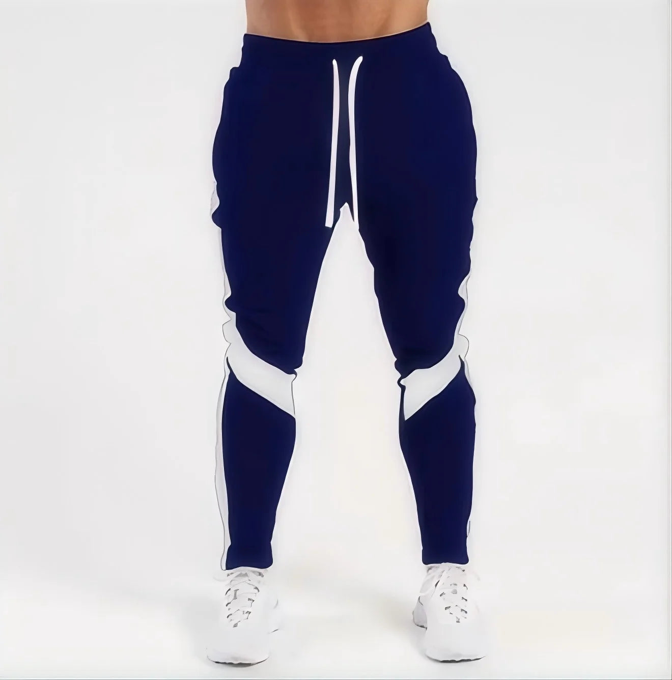 Mens Casual Pants Autumn Winter Sweatpants Men Running Jogger Sports Gym Trousers Fashion Solid Color Workout Long Pants 2025
