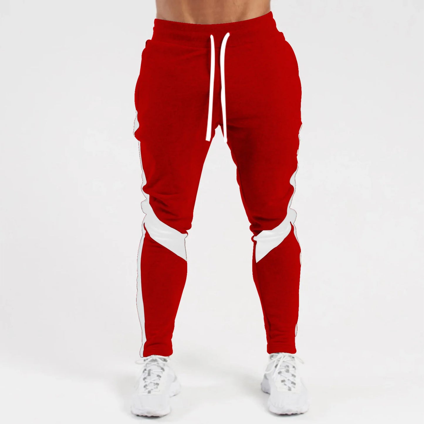 Mens Casual Pants Autumn Winter Sweatpants Men Running Jogger Sports Gym Trousers Fashion Solid Color Workout Long Pants 2025