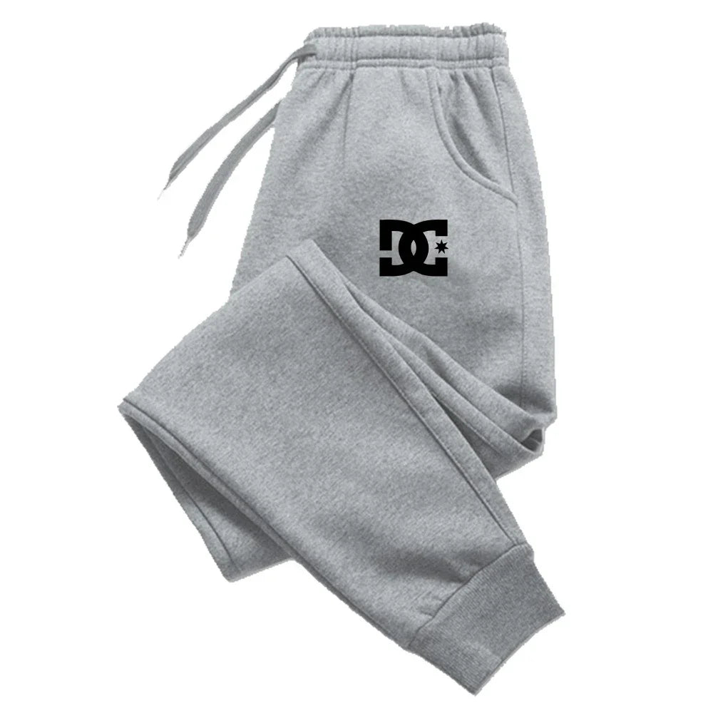 Mens Casual Pants Autumn Winter Sweatpants Men Running Jogger Sports Gym Trousers Fashion Solid Color Workout Long Pants