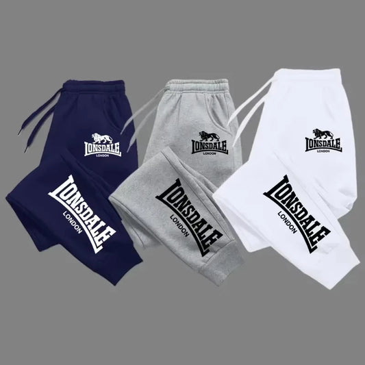 Men Printed Pants EVERLAST Men Women Running Pants Joggers Sweatpant Sport Casual Trousers Fitness Gym Breathable Pants