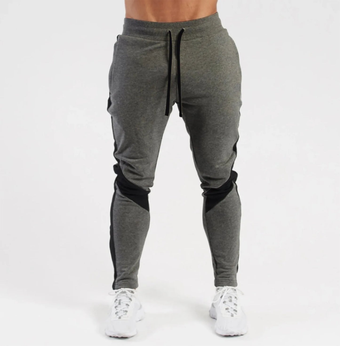 Mens Casual Pants Autumn Winter Sweatpants Men Running Jogger Sports Gym Trousers Fashion Solid Color Workout Long Pants 2025