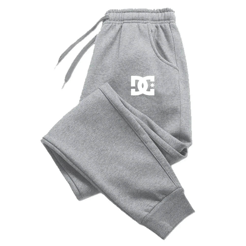 Mens Casual Pants Autumn Winter Sweatpants Men Running Jogger Sports Gym Trousers Fashion Solid Color Workout Long Pants