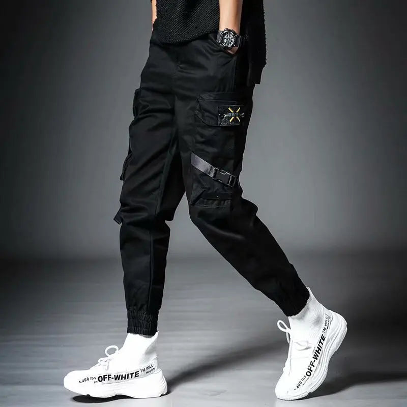 Men Pants Thin Fashion Casual Jogger Pants 2020 Streetwear Cargo Pants Men's Multi-pockets Trousers Fitness Gyms Sweatpants Mens