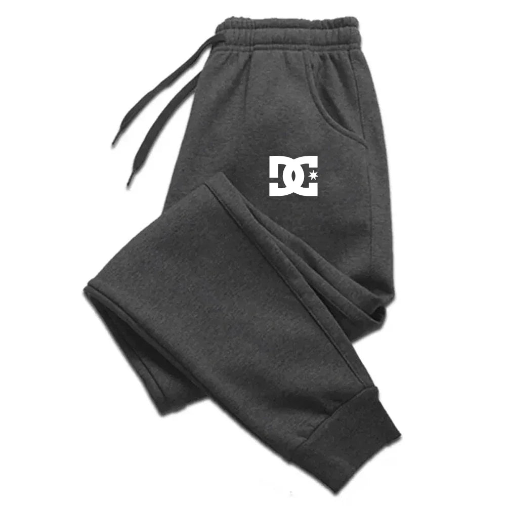 Mens Casual Pants Autumn Winter Sweatpants Men Running Jogger Sports Gym Trousers Fashion Solid Color Workout Long Pants